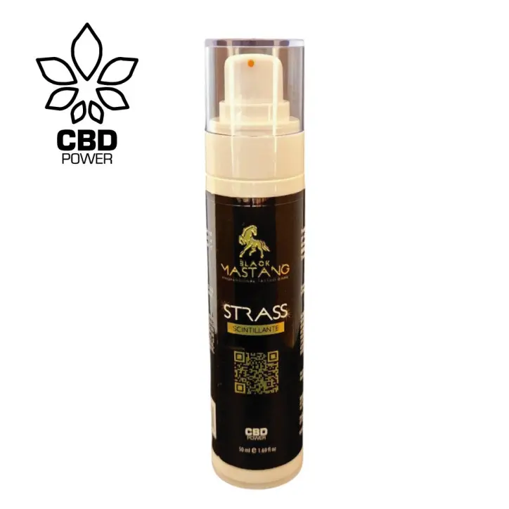 STRASS  - Huile scintillante pour tatouages au CBD